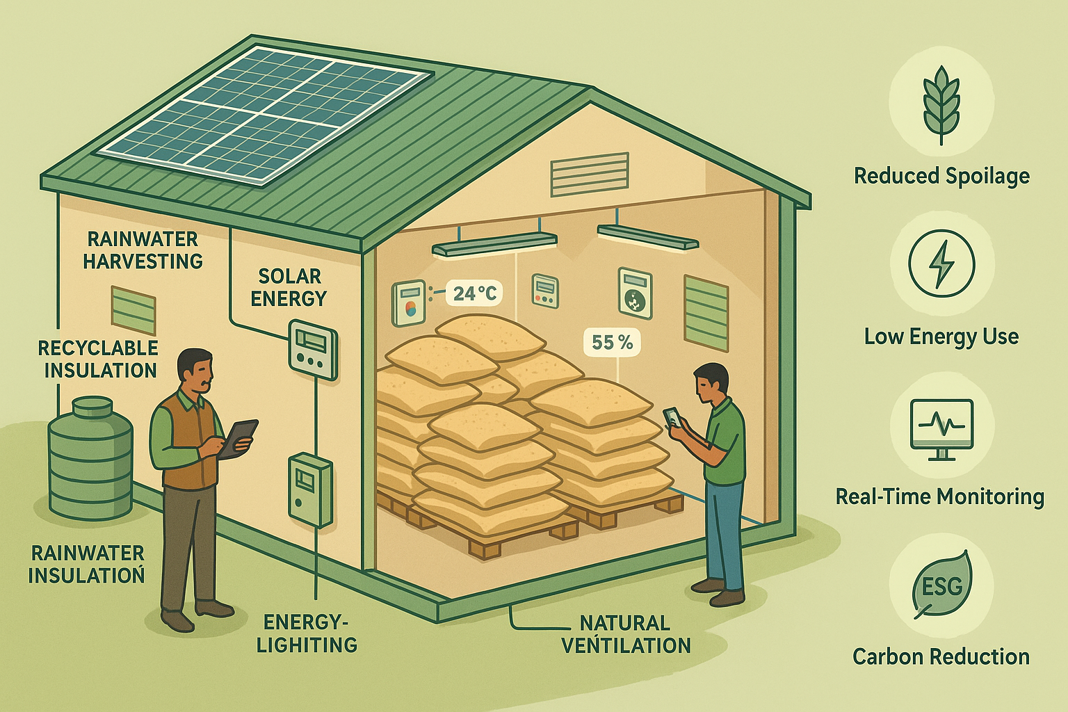 Why Green Warehousing Matters in Agri Infrastructure