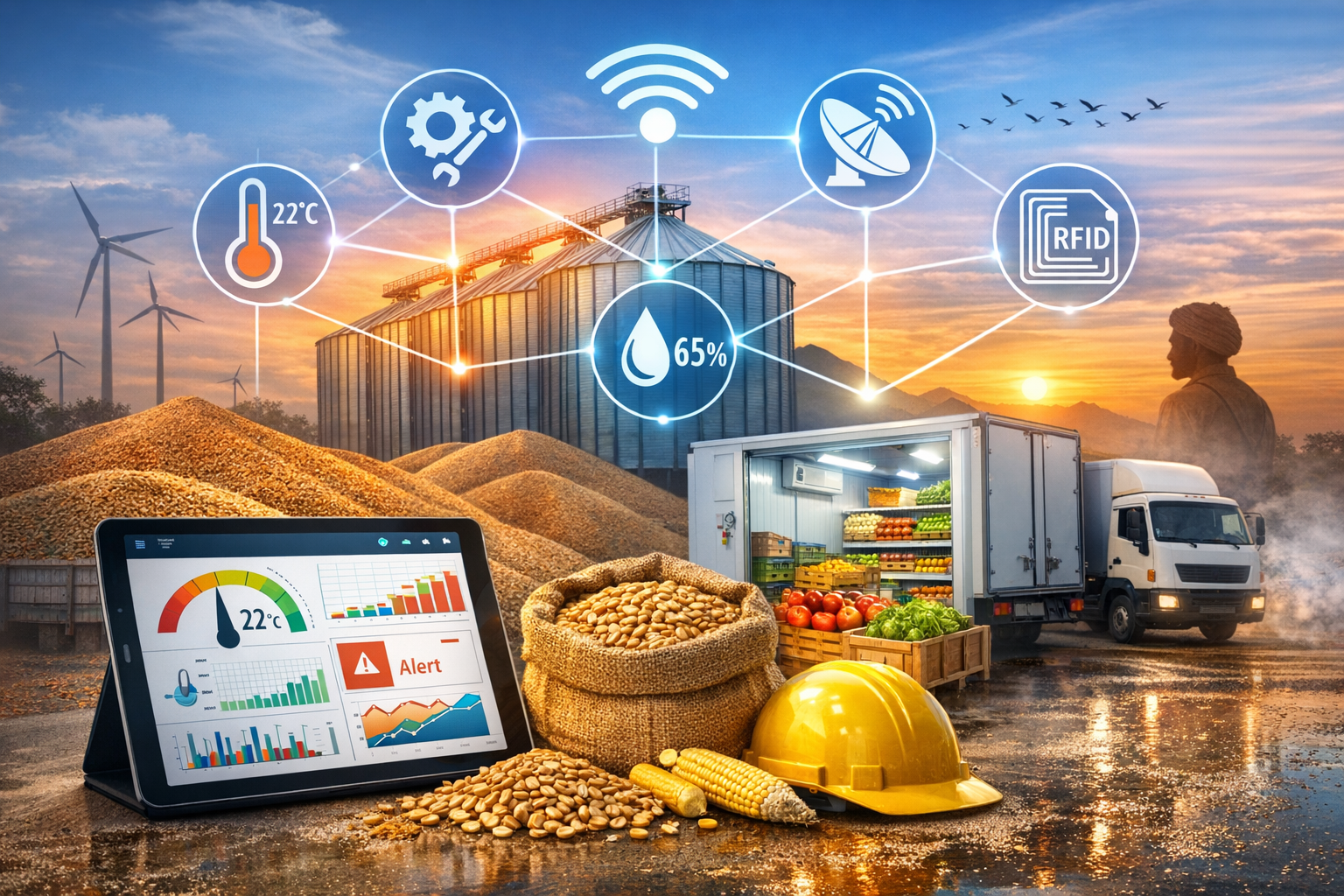 How IoT Is Being Used in Agri Storage Facilities in India